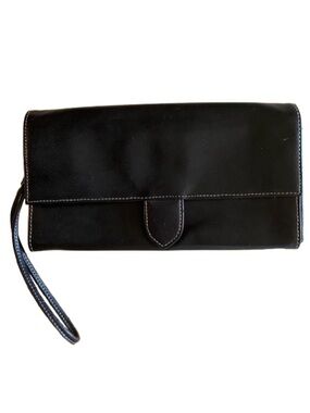 Mary Kay Black Wristlet Document Organizer  9.5” x 5.25” Consultant on the Go